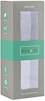 Ely's & Co. Baby Crib Sheet 100% Jersey Cotton Neutral Grey Gingham Design | Amazon (US)