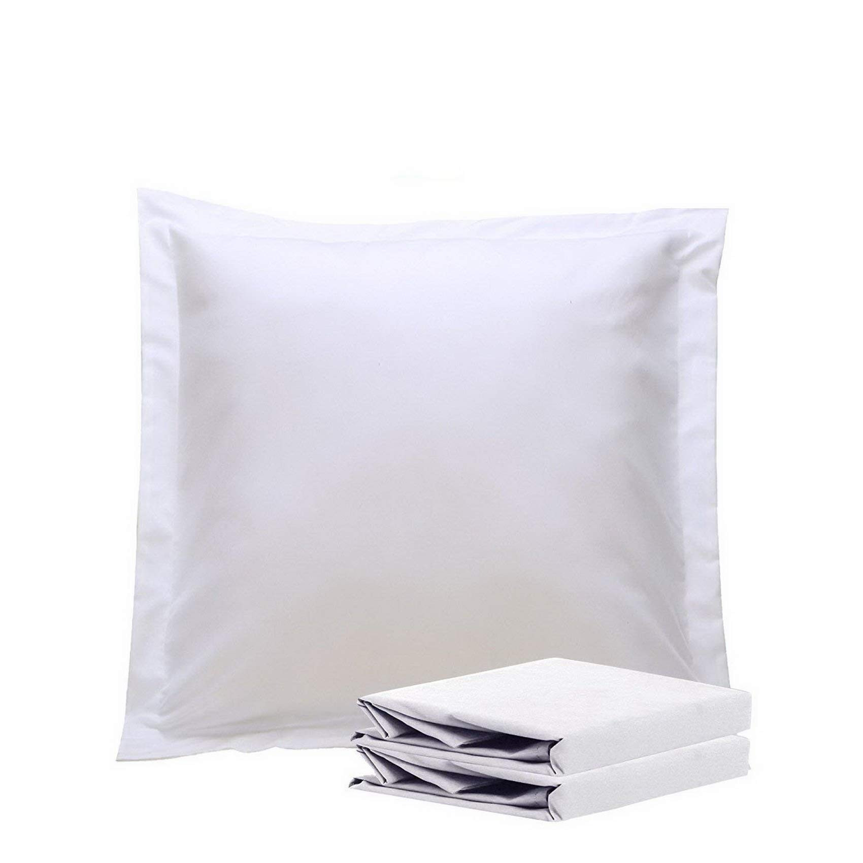 NTBAY 26x26 Euro Sham Covers - 2 Pack Brushed Microfiber 26x26 Pillow Covers - Soft, Wrinkle-Free... | Amazon (US)