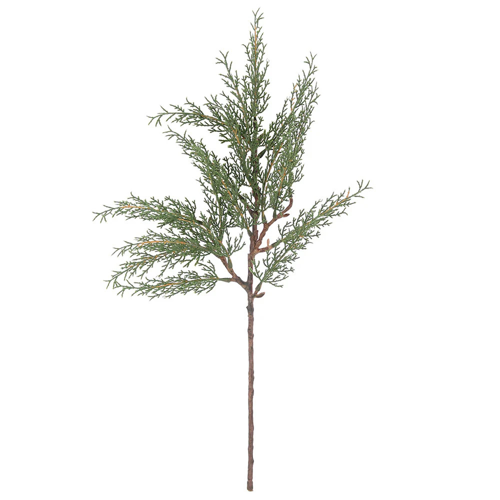 20" Faux Evergreen Cedar Branch | CG Hunter