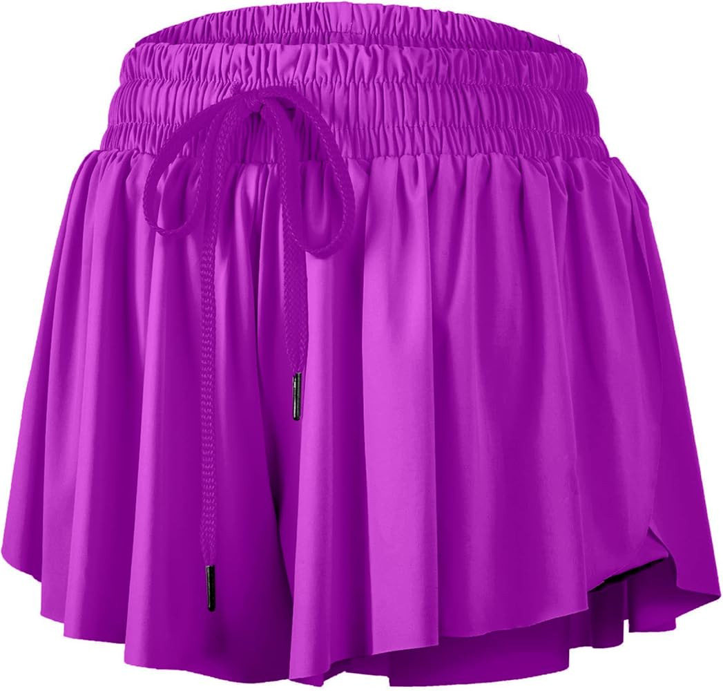 Blaosn Flowy Athletic Shorts for Women Gym Yoga Workout Running Tennis Skirt Comfy Skort Lounge C... | Amazon (US)