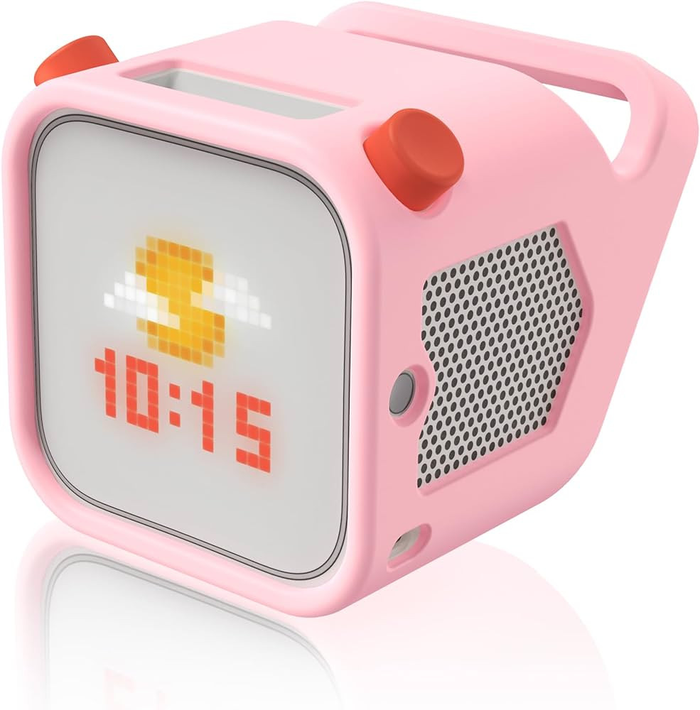 Silicone Case for Yoto Player (3rd Gen.), Silicone Protective Sleeve Case Compatible with Yoto Player, Anti-Slip, Bumps and Wear and TearSilicone Skin Cover with Easy-to-Carry Handle - Pink | Amazon (US)