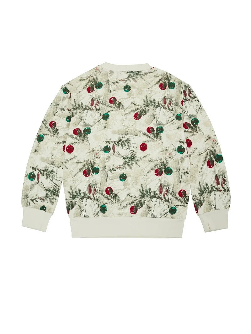 Holiday Time Boys Print Sweatshirt, Sizes 4-18 & Husky | Walmart (US)