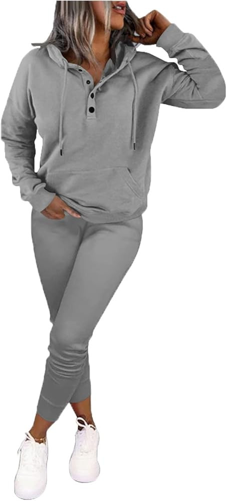 Nimsruc Two Piece Outfits For Women Jogging Suits Casual Sweatsuits Jogger | Amazon (US)