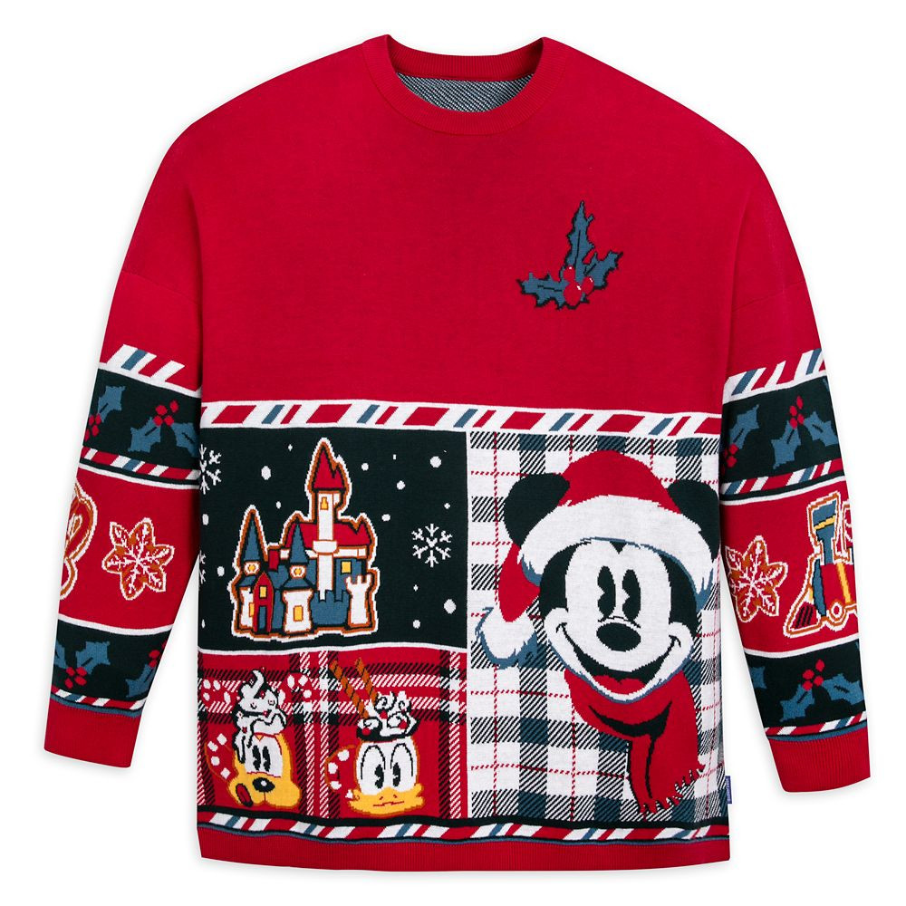 Mickey Mouse and Friends Holiday Sweater by Spirit Jersey for Adults | Disney Store