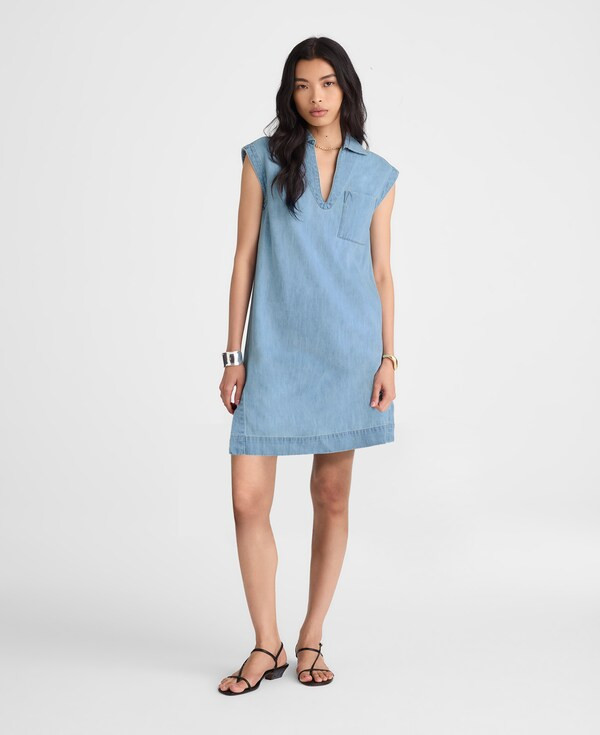 Denim Tunic Dress in Kelleyville Wash | Madewell | Madewell