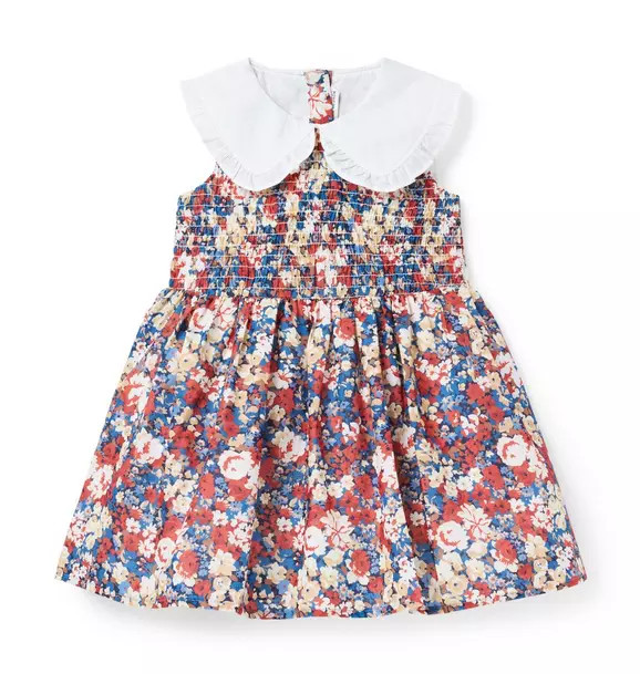 The Fall Floral Smocked Dress | Janie and Jack