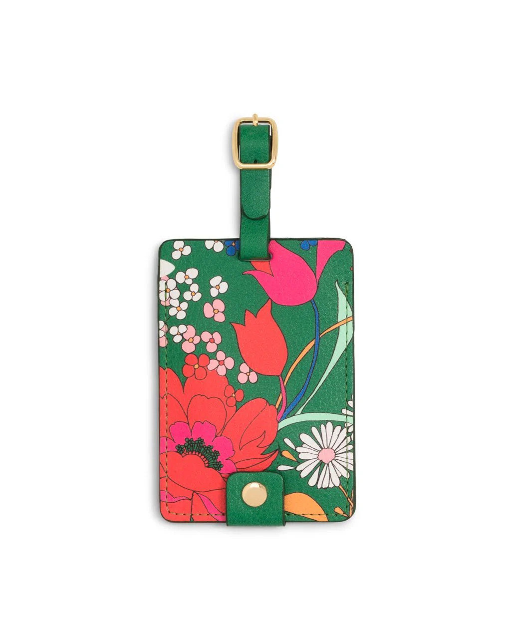 Getaway Luggage Tag - Emerald Super Bloom | ban.do
