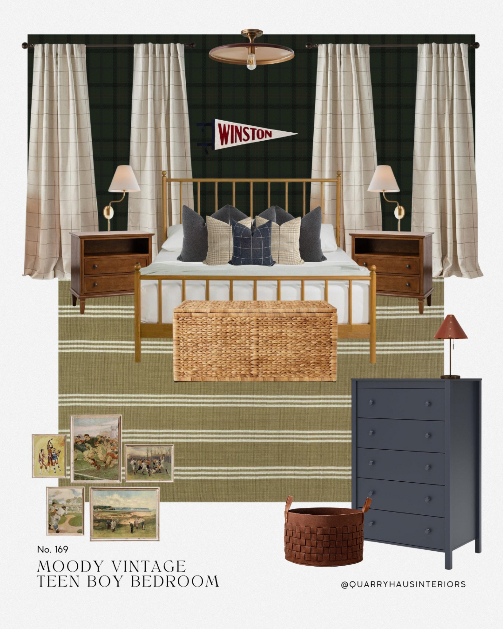 Moody vintage teen boy bedroom design 🏆


Dark neutral classic vintage earthy sports boys bedroom design decor furniture 

#LTKMens #LTKHome #LTKKids