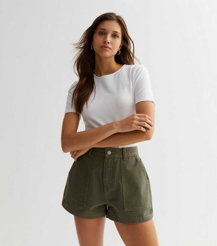 Khaki Cargo Shorts
						
						Add to Saved Items
						Remove from Saved Items | New Look (UK)