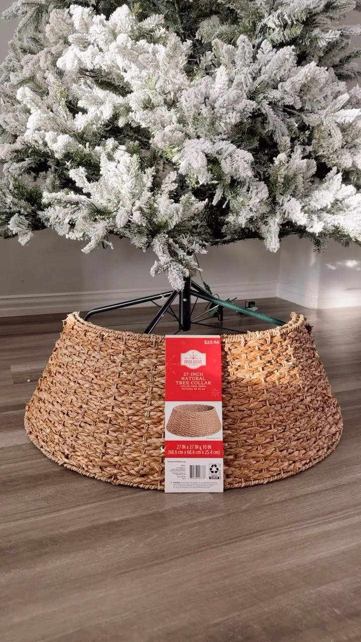 This viral Christmas tree collar from Walmart is back in stock!! Only $24 and such great quality for the price. Be sure to snag it while you can because it sold out quick last year!

Walmart holiday decor, Walmart Christmas decor, Walmart home decor, Christmas decor, holiday decor, Christmas tree decor, Christmas tree collar, natural seagrass Christmas tree collar, natural wicker Christmas tree collar, natural woven Christmas tree collar, king of Christmas tree, king of Christmas queen flock tree 

#LTKSeasonal #LTKhome #LTKHoliday