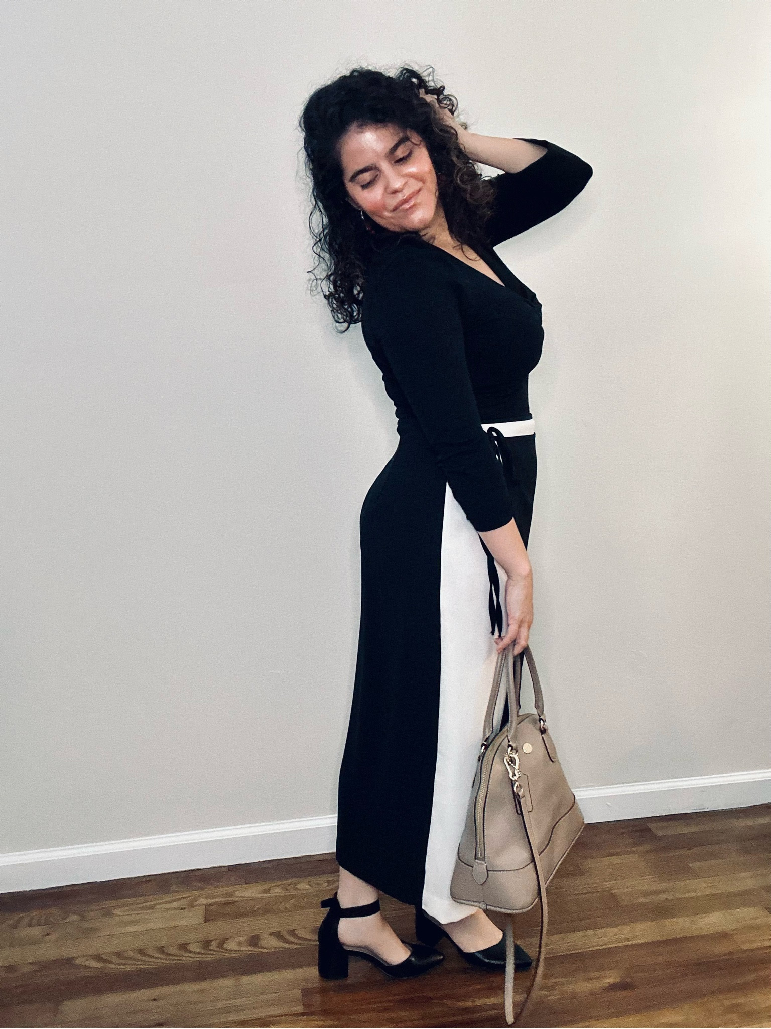 Love a simple look with a touch of drama. This vintage top paired well with the wrap skirt from Mango. Here are some similar pieces.

#LTKFindsUnder100 #LTKStyleTip #LTKWorkwear