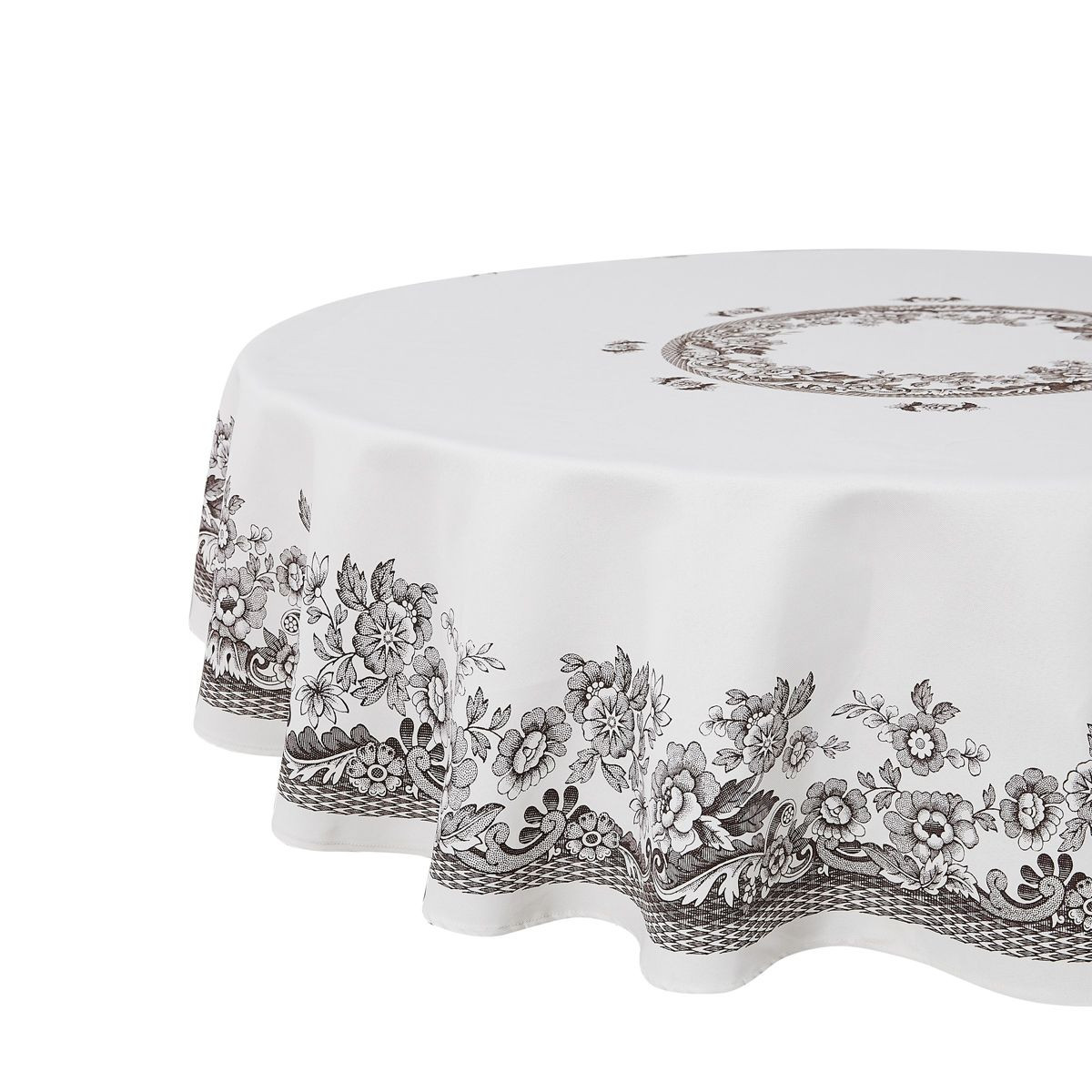 Spode® Woodlands 70" Round Tablecloth -Ivory | Target