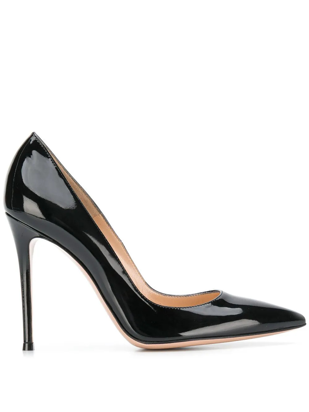 Gianvito Rossi Pointed Court Shoes - Farfetch | Farfetch Global