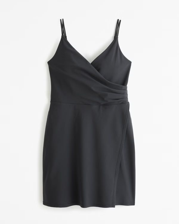 Women's Wrap Traveler Mini Dress | Women's Dresses & Jumpsuits | Abercrombie.com | Abercrombie & Fitch (US)