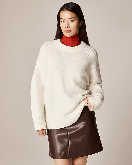 Relaxed crewneck pullover | J. Crew US