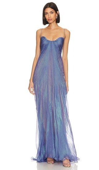 X Revolve Victoria Gown in Lagoon | Revolve Clothing (Global)