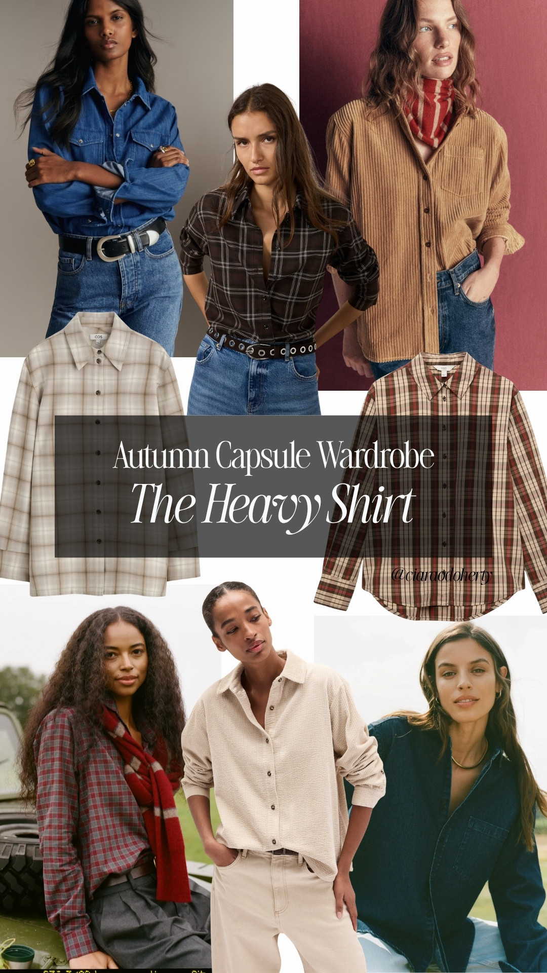 Autumn Capsule Wardrobe: The Heavy Shirt, flannel, check, corduroy, denim over shirt

#LTKFashionMonth #LTKautumn