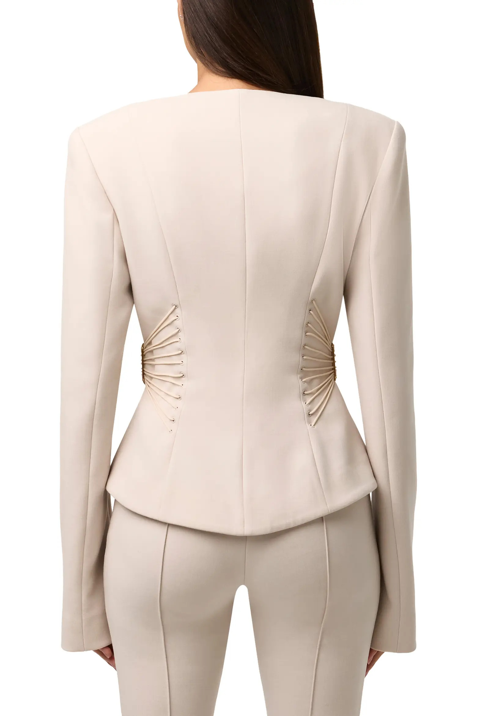 Naked Wardrobe Suiting Corset Blazer (Women) | Nordstrom | Nordstrom