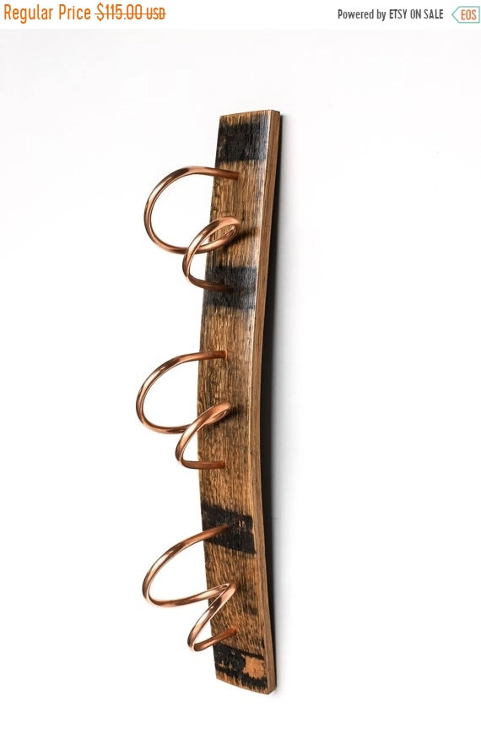 ON SALE NOW Barrel Stave Wine Rack  Wall Mounted Wine Rack  - Etsy | Etsy (US)