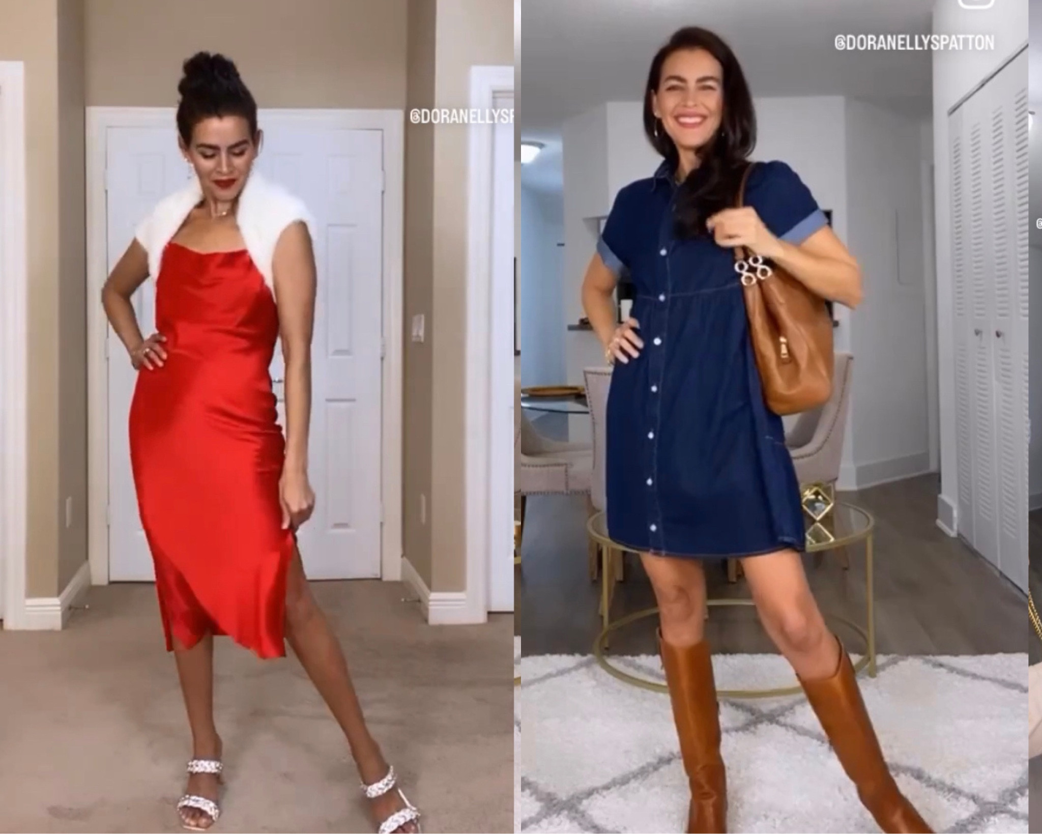 Best sellers!! Satin dress, denim dress, sparkly heels 

#LTKSeasonal #LTKFind #LTKstyletip