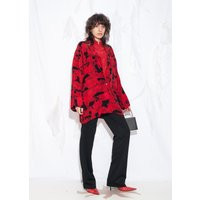 Vintage 80S Blazer in Red Leopard Pattern - 1980S Oversized Jacket Bold Statement Outerwear | Etsy (US)