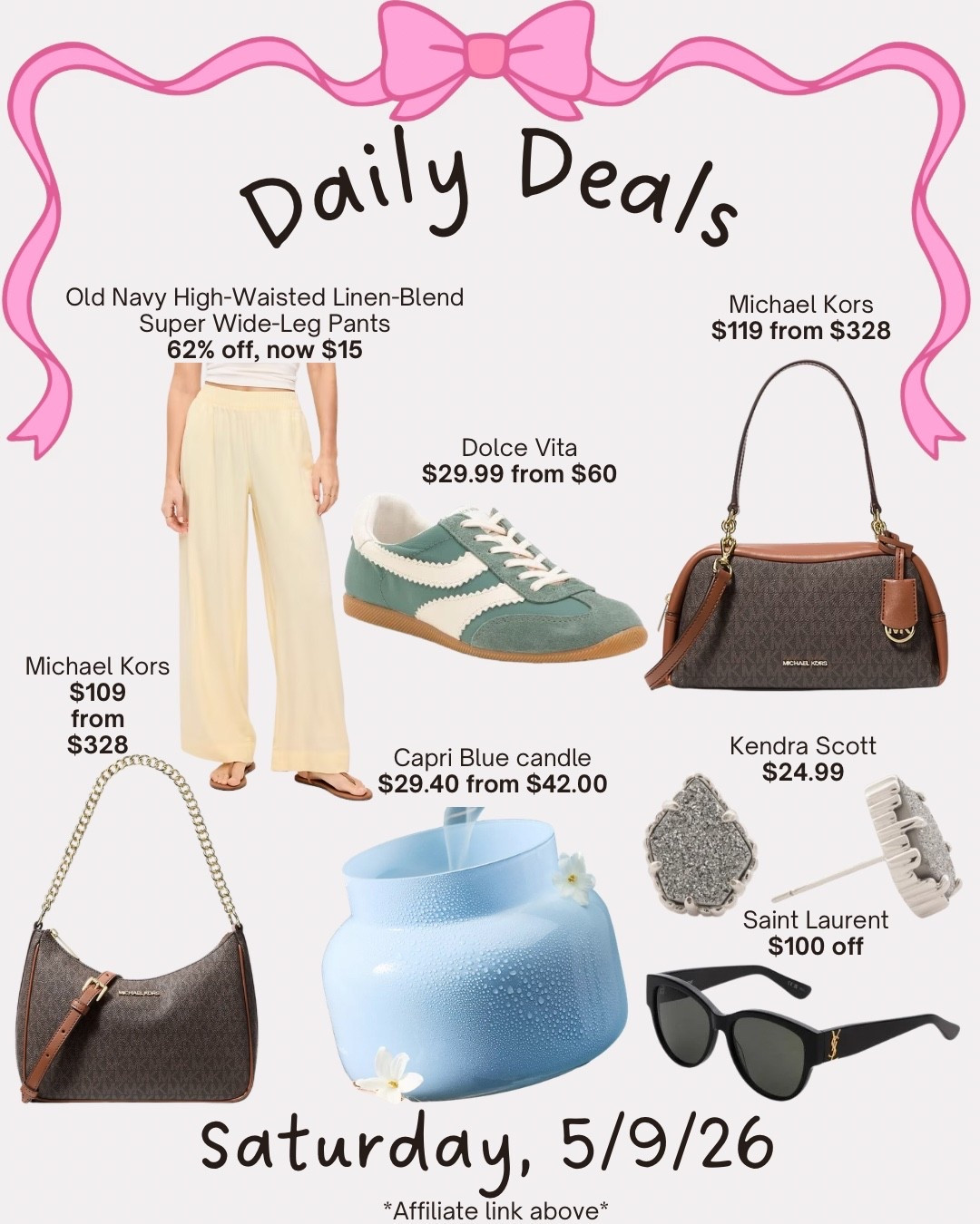 Daily deals

#LTKSaleAlert #LTKMothersDay #LTKSeasonal