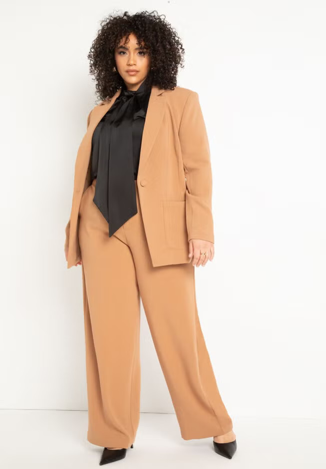 The 365 Suit Straight Leg Pant | Eloquii