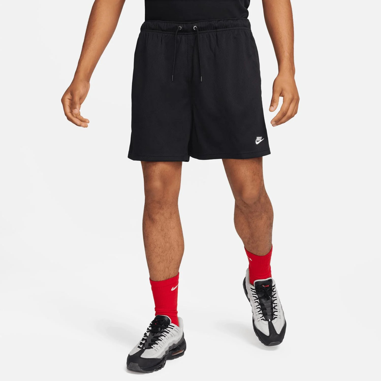 Men's Club Mesh Shorts In Black | Shop Simon