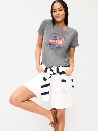 Crew-Neck Flag Graphic T-Shirt | Old Navy (US)
