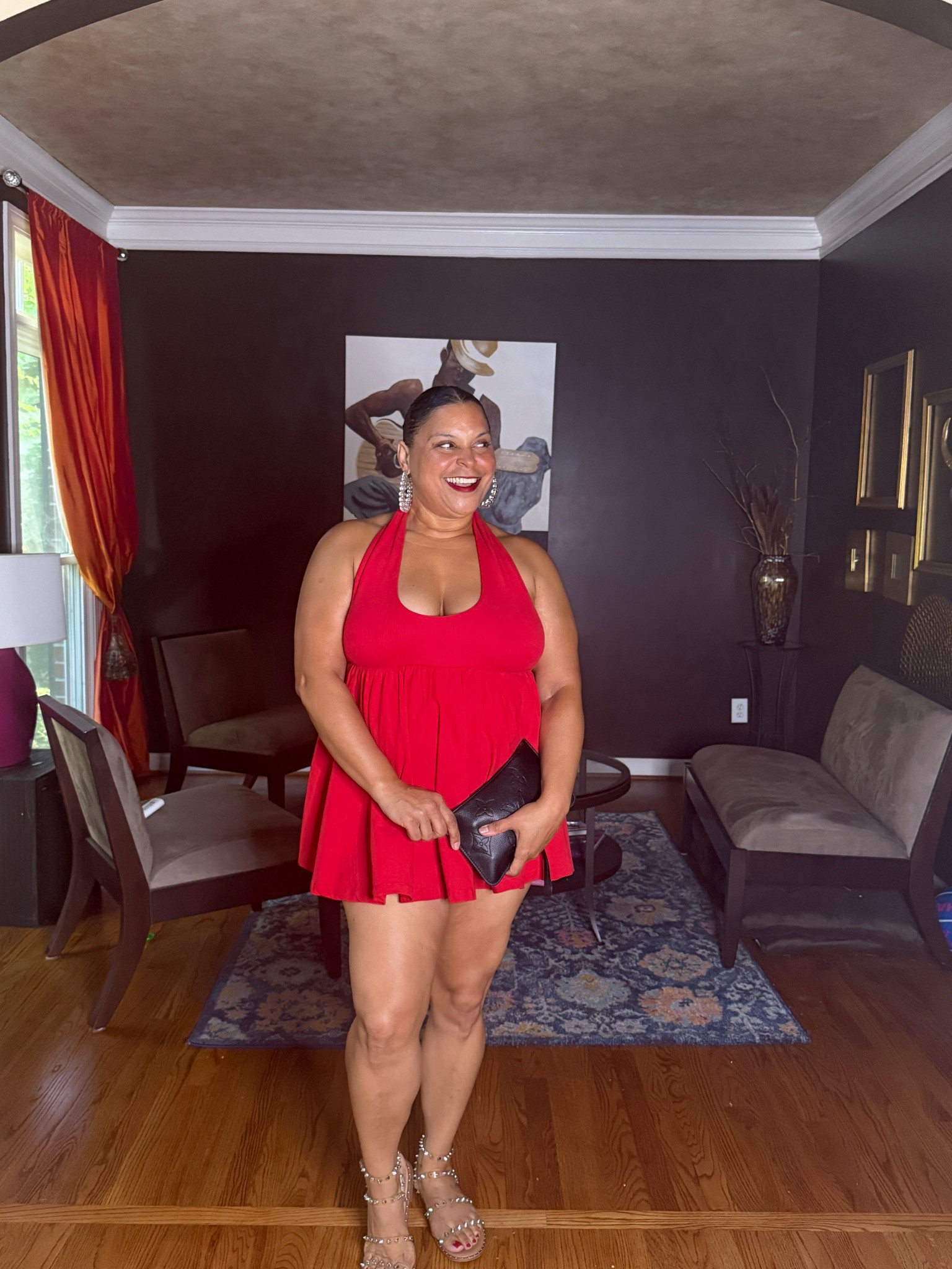 Nothing says WOW like a little red dress…or in this case a romper. So many compliments. I wore it with dressy flat sandals but can’t wait to pair with sneakers. 
Romper Red Dress Studded Sandals Flat Sandals Going Out Outfit 

#LTKFindsUnder100 #LTKOver40 #LTKMidsize