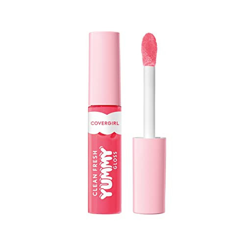 COVERGIRL Clean Fresh Yummy Gloss – Lip Gloss, Sheer, Natural Scents, Vegan Formula - Glamingo Pink | Amazon (US)