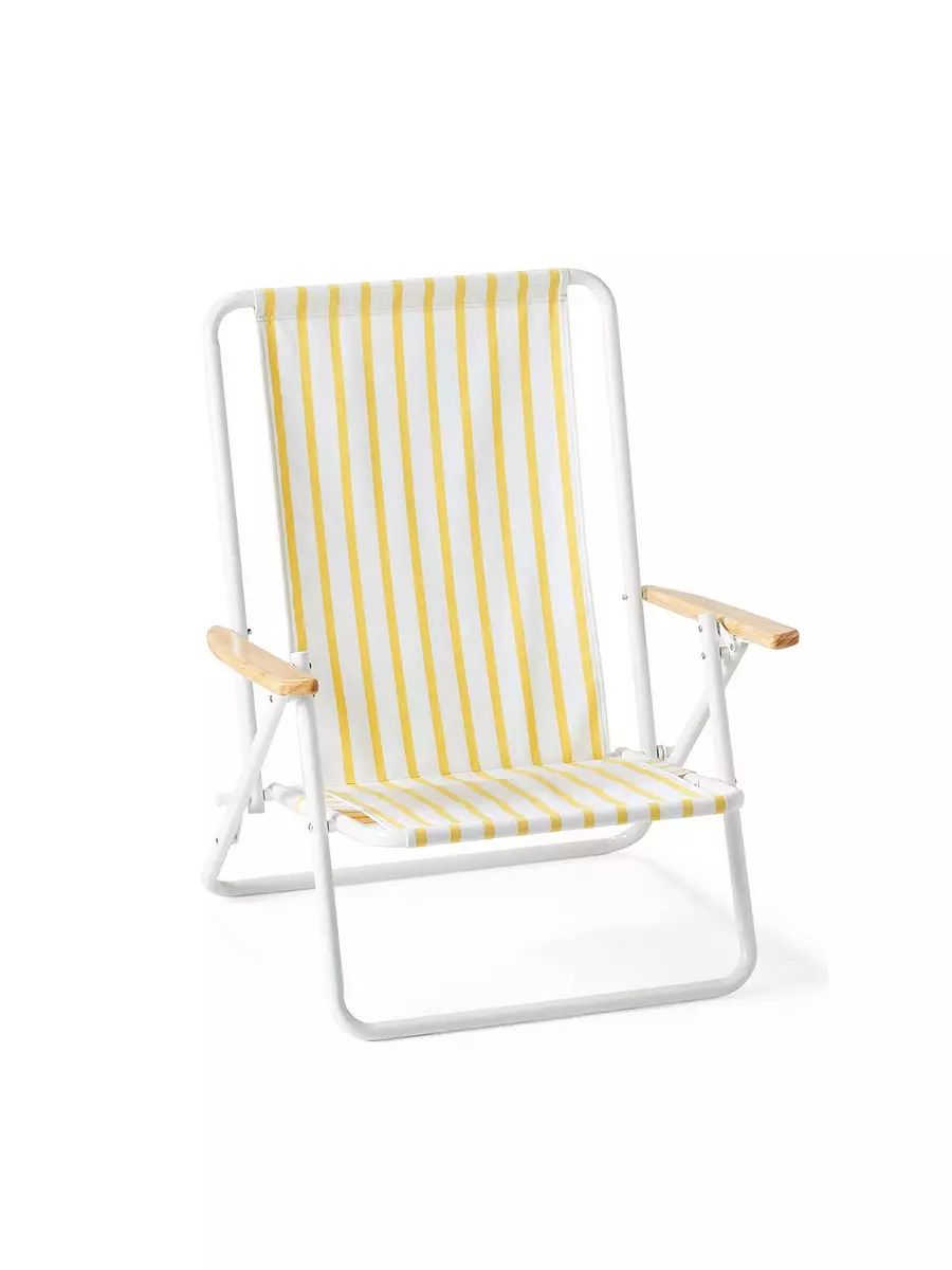 Tide Stripe Beach Chair | Serena and Lily