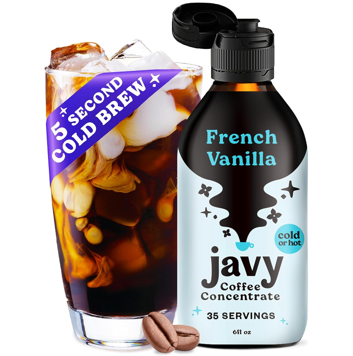 Javy Coffee Concentrate - Cold Brew Coffee, Perfect for Instant Iced Coffee, Cold Brewed Coffee a... | Amazon (US)