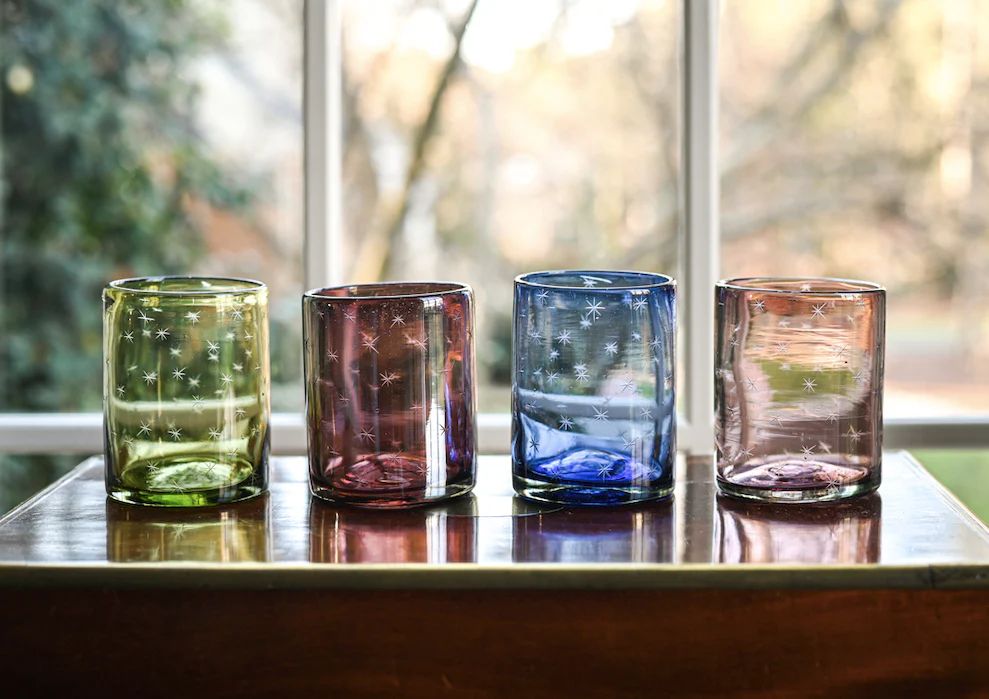 Starry Night Rocks Glass Variety Collection | Half Past Seven