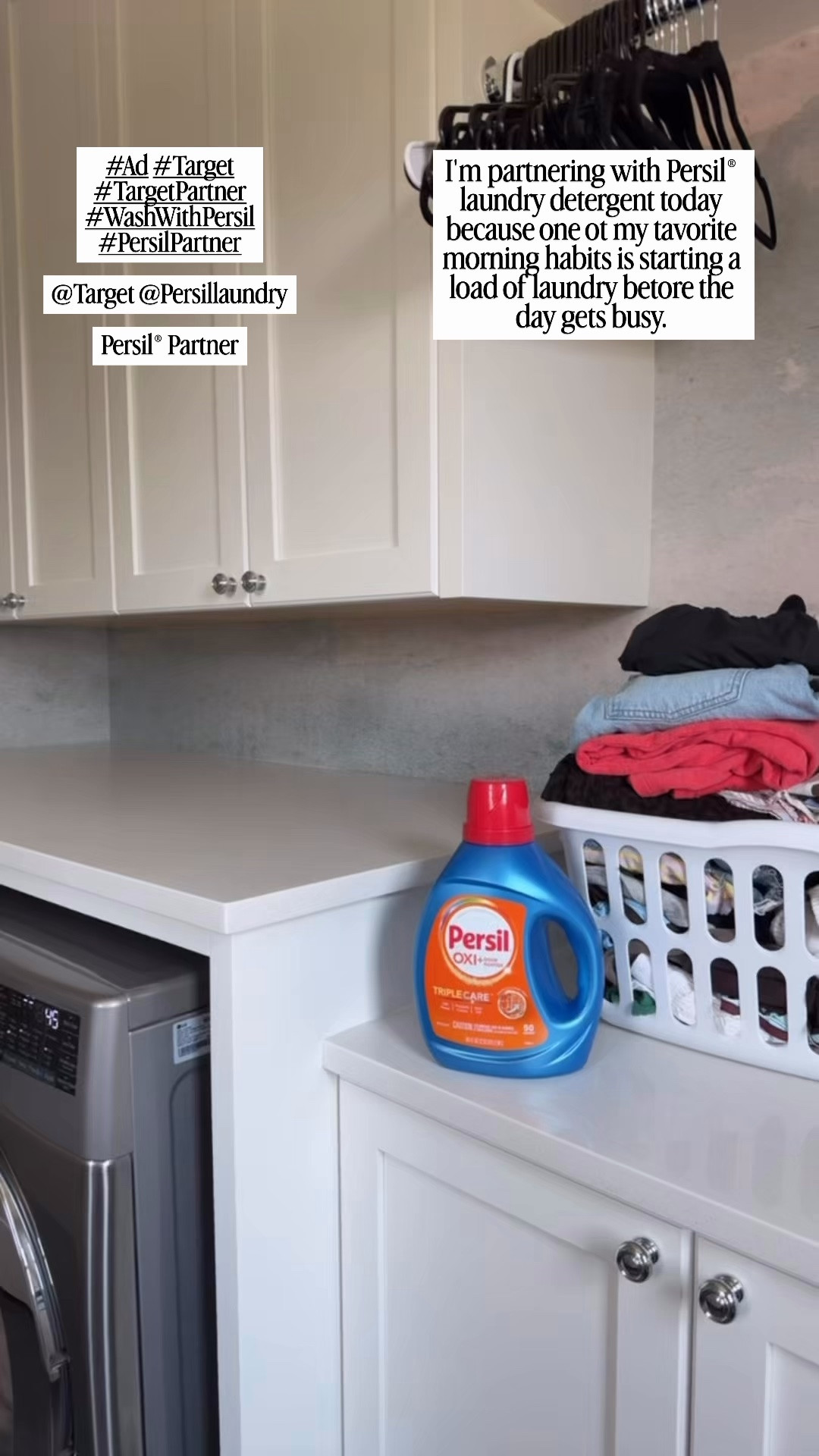 #Ad #TargetPartner #PersilPartner
One thing that helps my mornings run a little smoother? Starting a load of laundry before the day gets busy.
I’ve used Persil® for years, and lately I’ve been using the new Persil® Advanced Oxi + Odor Fighting Liquid Laundry Detergent. It delivers a deep clean while helping protect colors and reduces pilling—all in one detergent.
I love investing in clothes that last, and I love knowing they’re getting the care they deserve while helping keep them looking newer for longer.*
*Helps keep clothes looking newer for longer vs. the leading value detergent.
Grab New Persil® at @Target. 
#WashWithPersil @Shop.LTK #liketkit