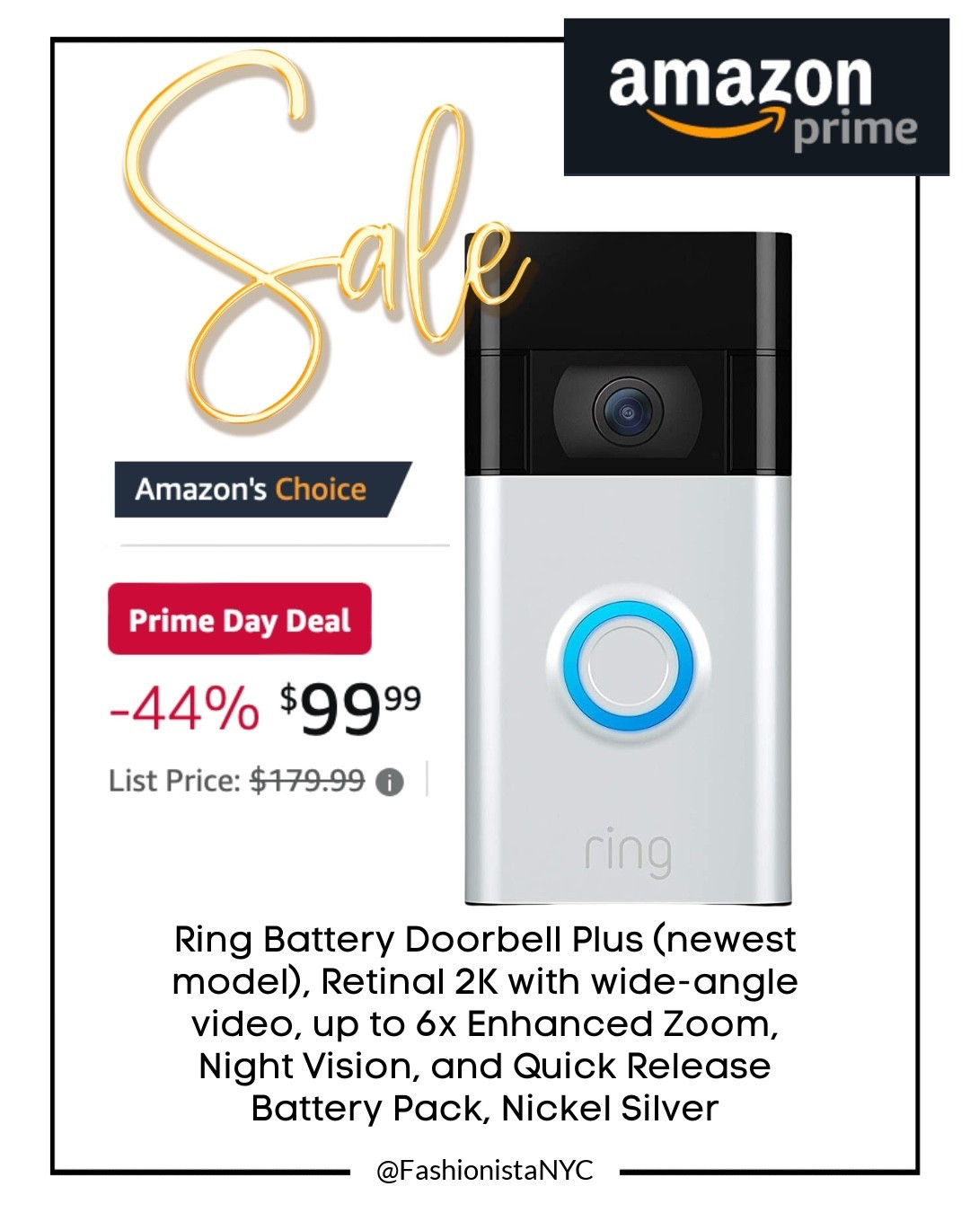 Welcome to AMAZON Prime Day savings!! My Neighbor just installed this + I already feel safer‼️ 
#Amazon #PrimeDay
#LTKmorningroutine
#LTKHome #LTKSaleAlert #LTKTravel

https://liketk.it/6gJ73