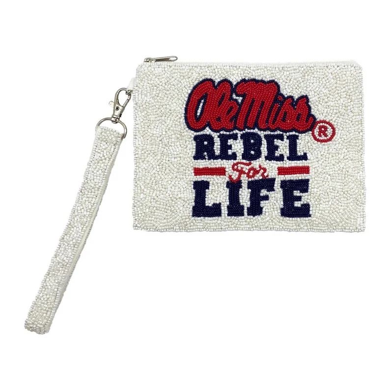 Ole Miss Rebel for Life Gameday Coin Purse for Clear Bag  - Etsy | Etsy (US)