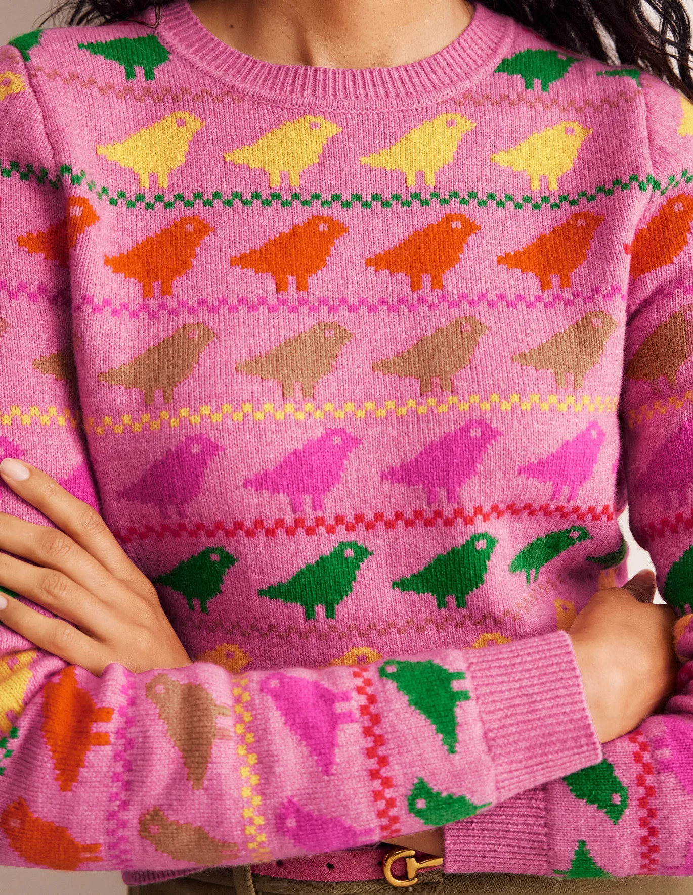 Edie Fair Isle Sweater | Boden (US)