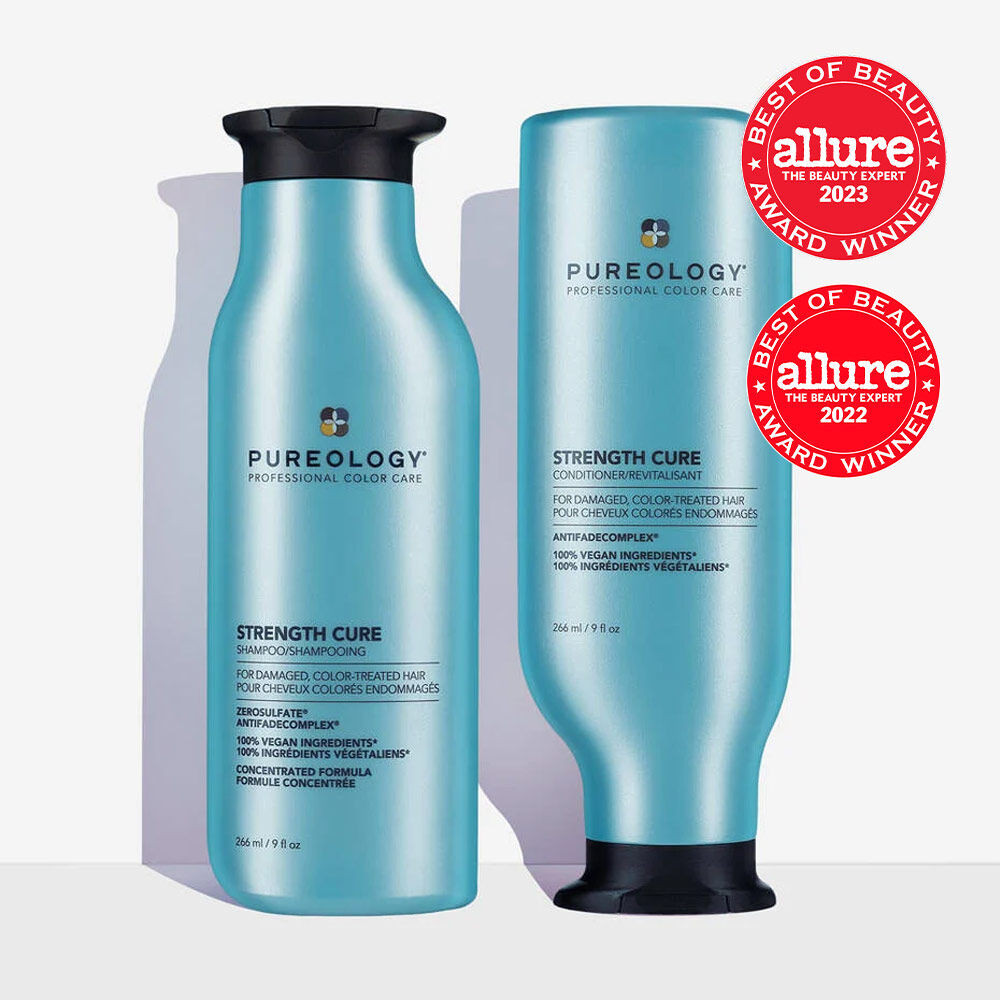 Strength Cure Shampoo & Conditioner Duo For Damaged Hair | Pureology | Pureology