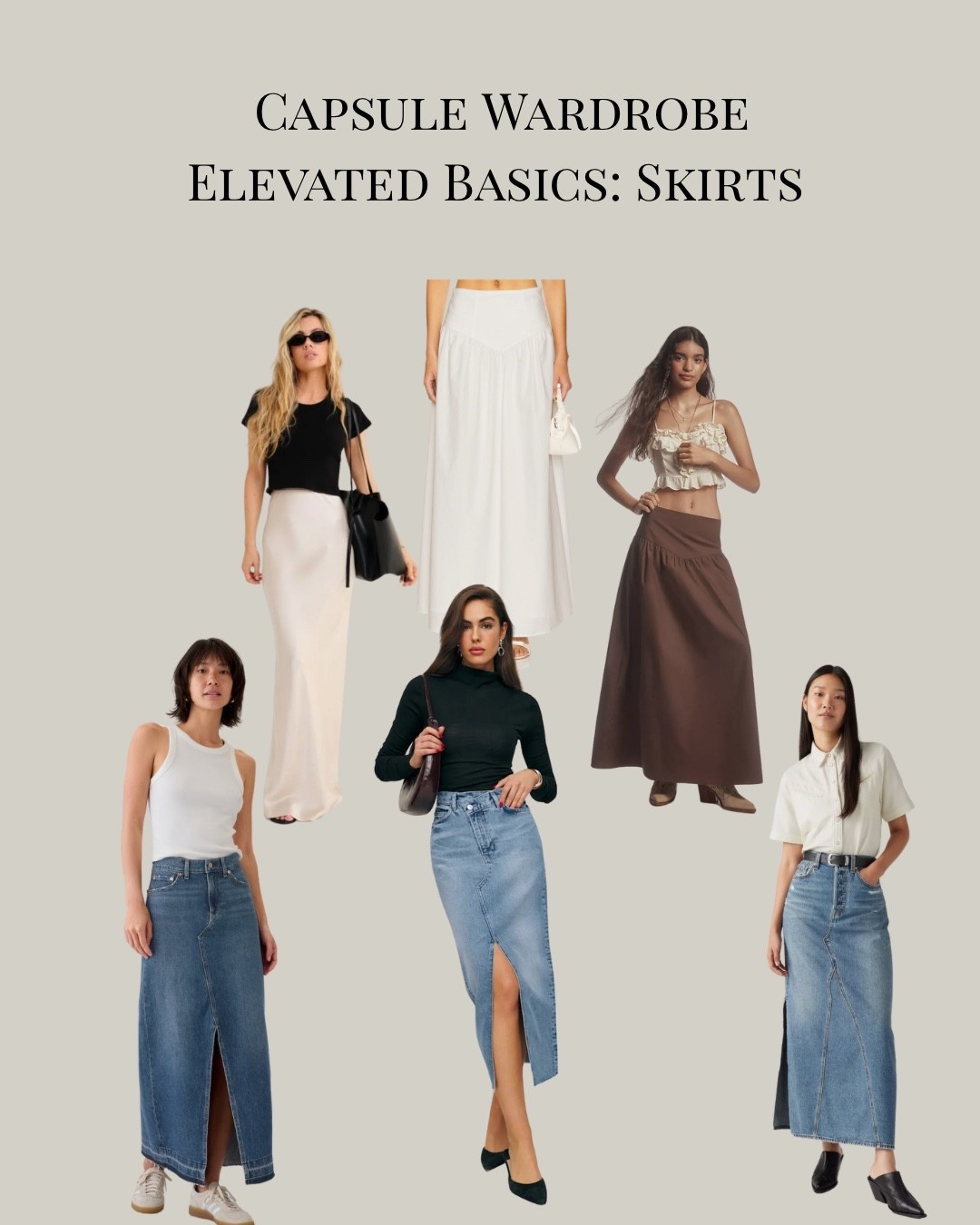 Skirts are essential for a capsule wardrobe. Linking some of my favorite that can be worn again and again ❤️


#skirts#capsulewardrobe#elevatedbasics

#LTKFindsUnder100 #LTKSaleAlert #LTKStyleTip