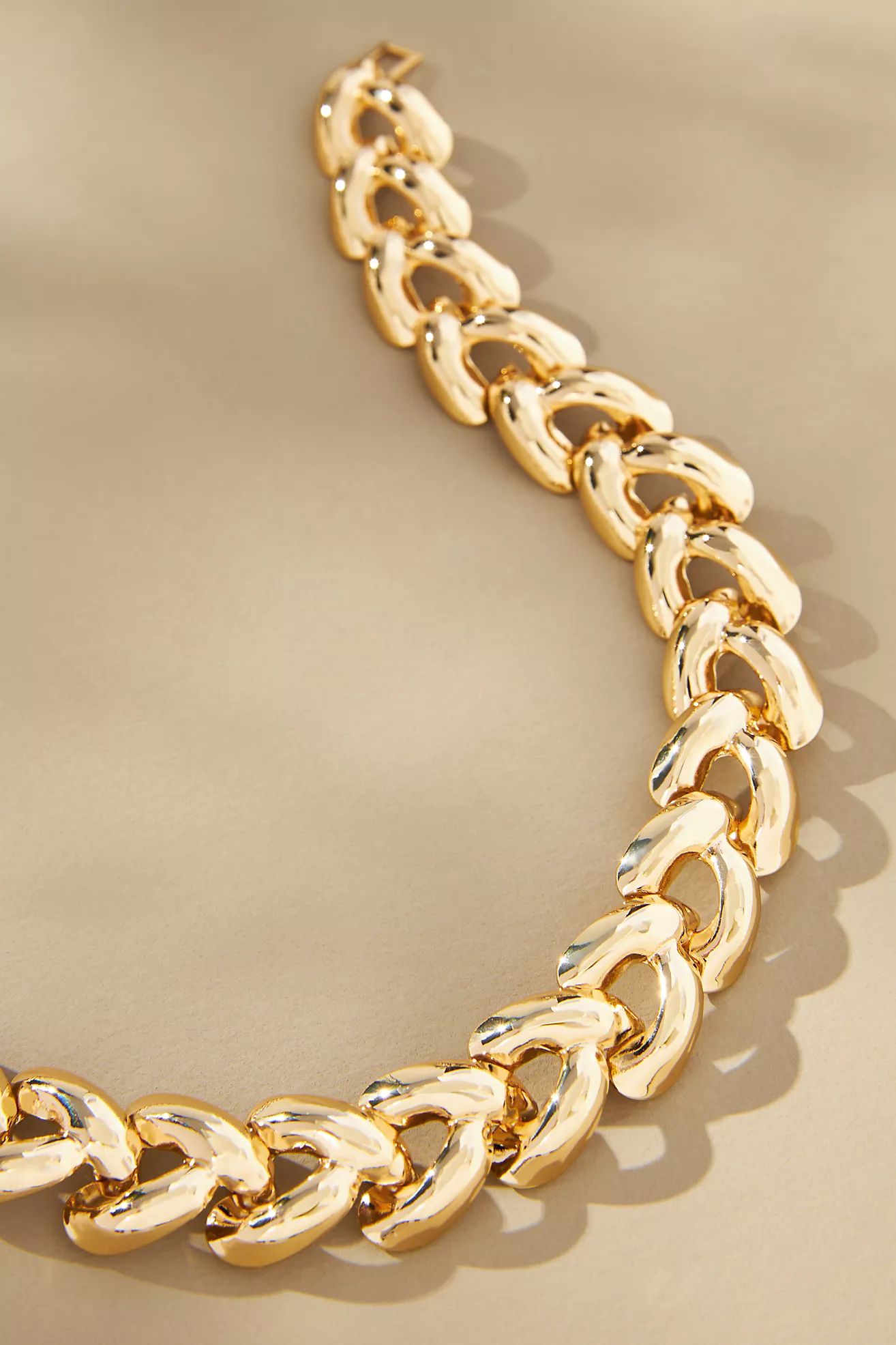 Puffy Link Chain Necklace | Anthropologie (US)