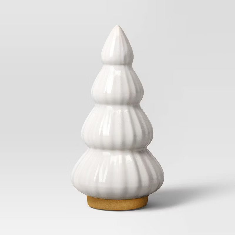 Scalloped Ceramic Tree Green - Threshold™ | Target
