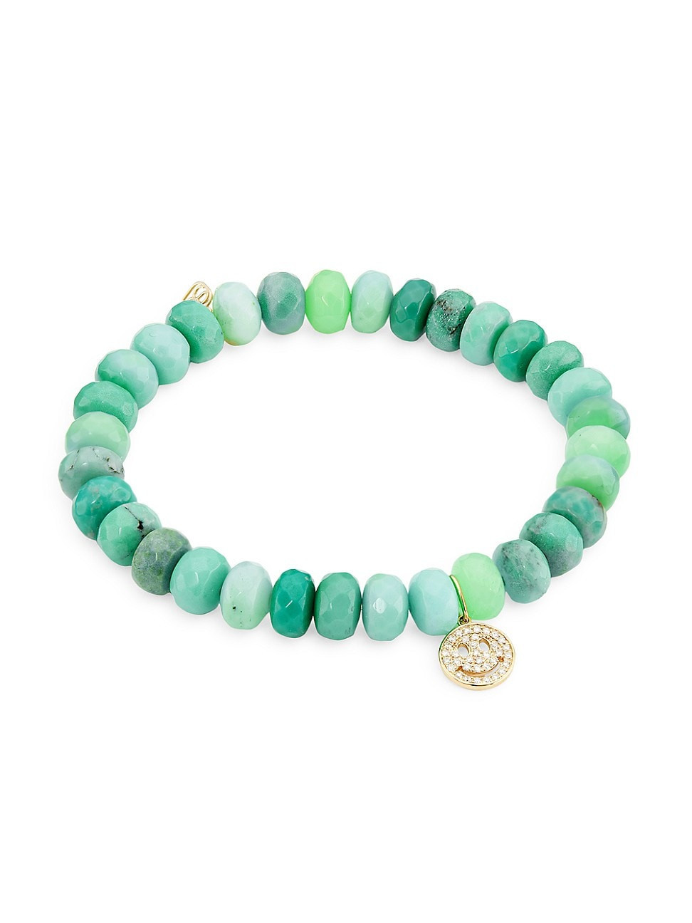 Women's Icon 14K Yellow Gold, Diamonds & Green Opa Bracelet | Saks Fifth Avenue