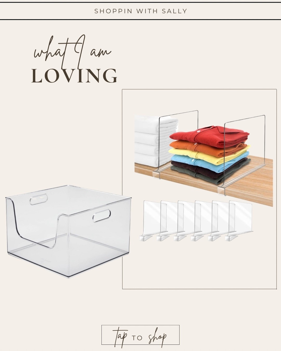 My favorite organizational bins and dividers!

#LTKHome #LTKdayinmylife