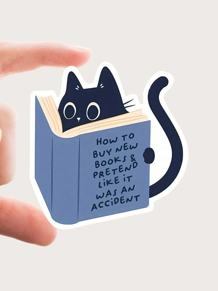 1 Pc Book Lover Sticker, Vinyl Book Sticker, Kindle Sticker, Suitable For Reading Enthusiasts, Bo... | SHEIN