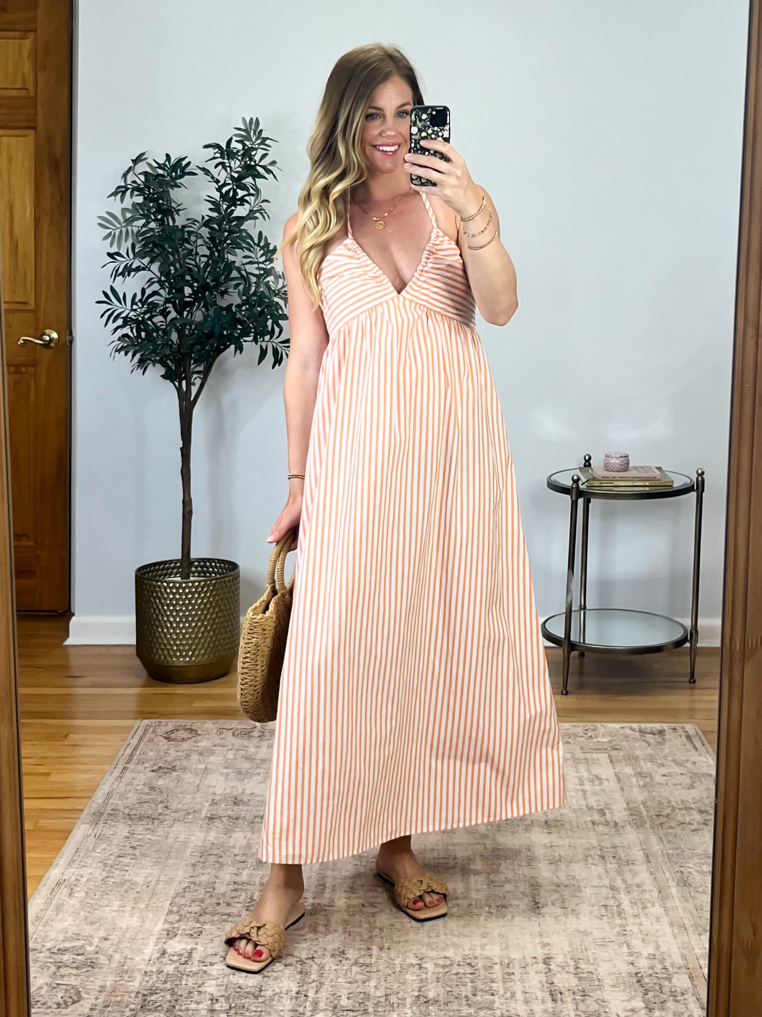 The cutest little maxi dress! The neckline is adjustable. Wearing size XS #ltkfindsunder100 #ltkstyletip #ltkfindsunder50

#LTKSeasonal #LTKFindsUnder50 #LTKFindsUnder100
