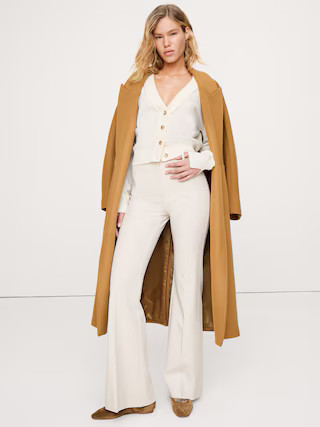 High-Rise Modern Flare Refined Pant | Banana Republic (US)