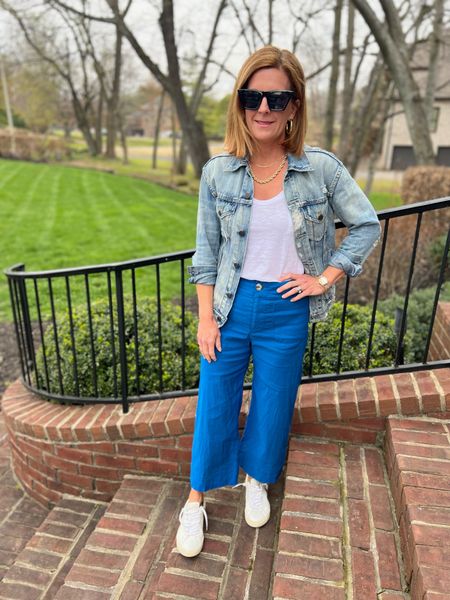 So in love with these beautiful blue wide leg pants from our Spring Capsule!

#LTKstyletip #LTKFind #LTKSeasonal