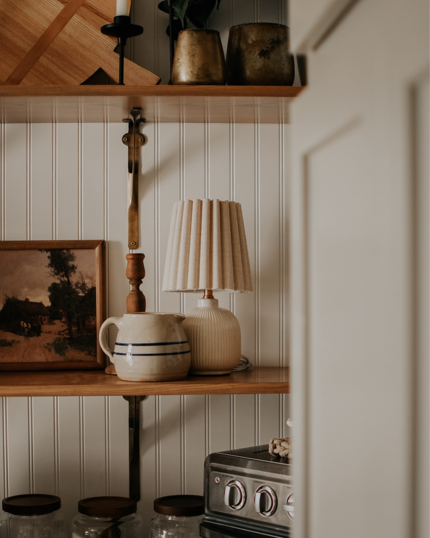 The cutest new lamp looks so good mixed in the antiques!

#LTKHome