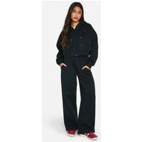 Womens Chilli Embroidered Tracksuit - Black - Xs | boohoo (US & Canada)